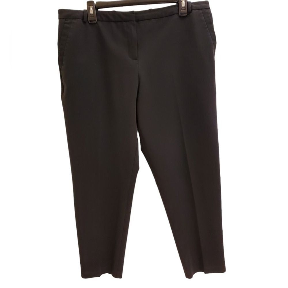 Metaphor Cropped Pants Career Dress Casual Black Trousers Size 14